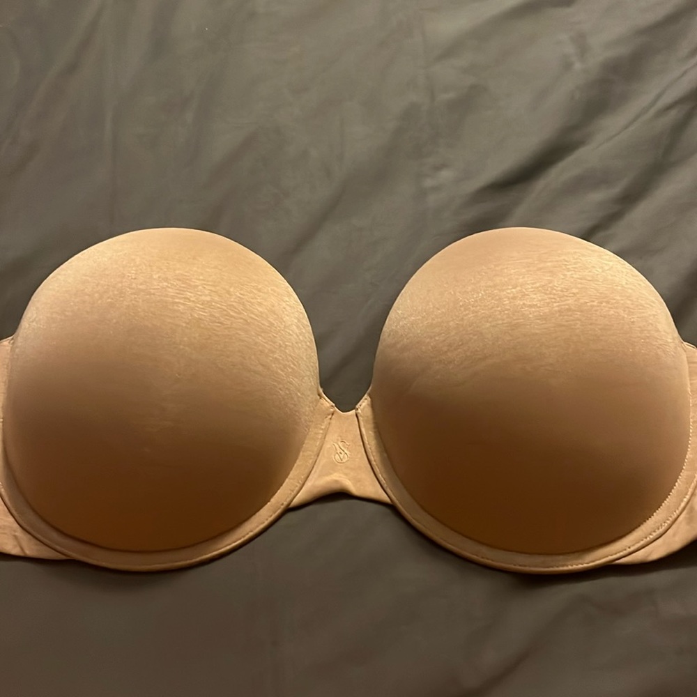 Victoria Secret Strapless Push Up Bra 38D